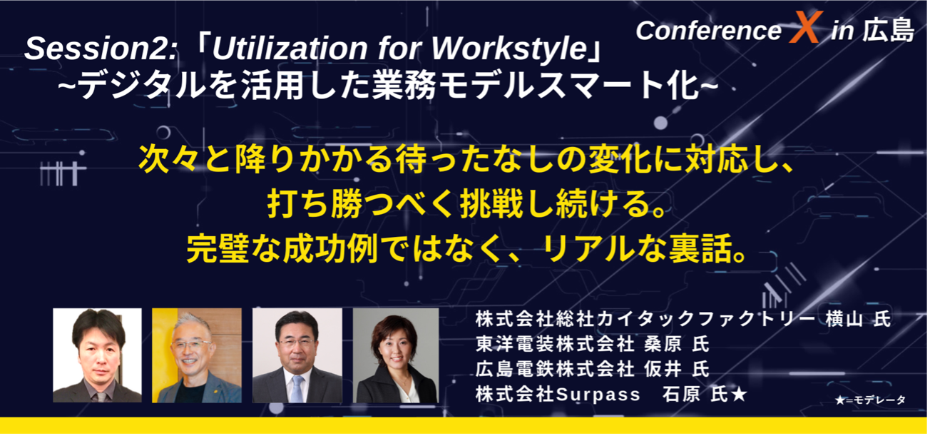 Utilization for Workstyle ~デジタルを活用した業務モデルのスマート化~